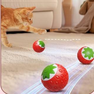 Niedliches Haustierspielzeug, weiches, interaktives Katzenspielzeug, Aktivitäts-Katzenspielzeug, niedlich, automatisch rollen