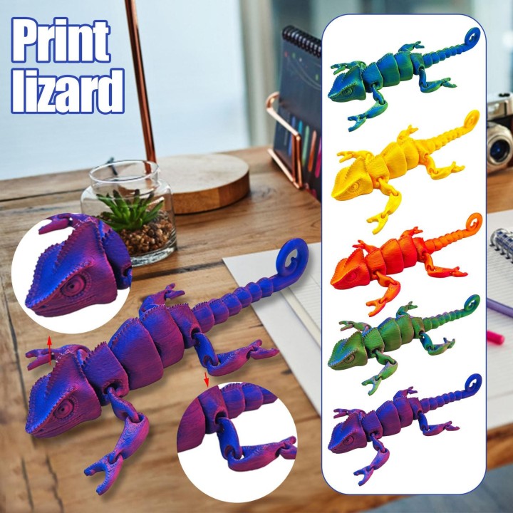 3D gedruckt gemeinsame bewegliche Fisch Tank Landschaftsbau kreative Ornamente Tier Modell Spielzeug One Size