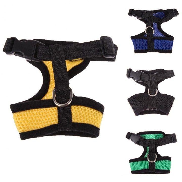 Nylon Haustier Welpen Weiche Mesh Hund Harness Strap Weste Kragen für Kleine Mittlere XS