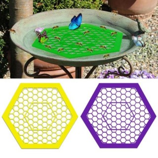 Bienentablett, farbenfrohe Insektentränke, Schmetterlings-Wasserstationen, Bienen-Wasserfangbecher, schwimmende Insel für dur