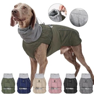 Neue Winter-Overalls für große Hunde, wasserdichte Hundejacke für mittelgroße und große Hunde, verdickte warme Hundekleidung,