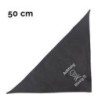 Schecker - Besticktes Halstuch Totenkopf, Achtung Bissig! [50cm - Schwarz]