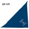 Schecker - Besticktes Halstuch Totenkopf, Achtung Bissig! [50cm - Blau]