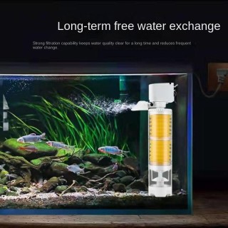 Fischtankfilter Leiser Drei-in-Eins-Einbau-Tauchpumpenfilter Filteranlage Aquariumfilter JY8000F