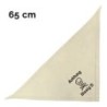Schecker - Besticktes Halstuch Totenkopf, Achtung Bissig! [65cm - Beige]