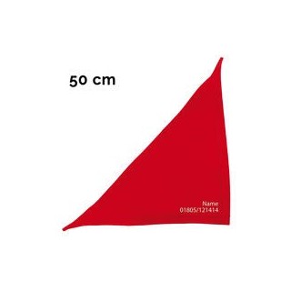 Schecker - Besticktes Halstuch Tel. Nr. +  Name [50cm - Rot]
