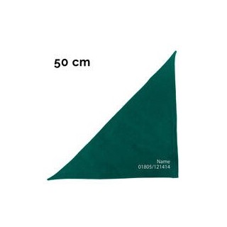 Schecker - Besticktes Halstuch Tel. Nr. +  Name [50cm - Petrol]