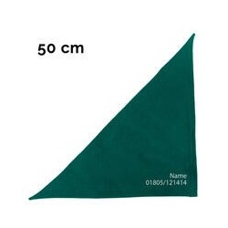 Schecker - Besticktes Halstuch Tel. Nr. +  Name [50cm - Petrol]