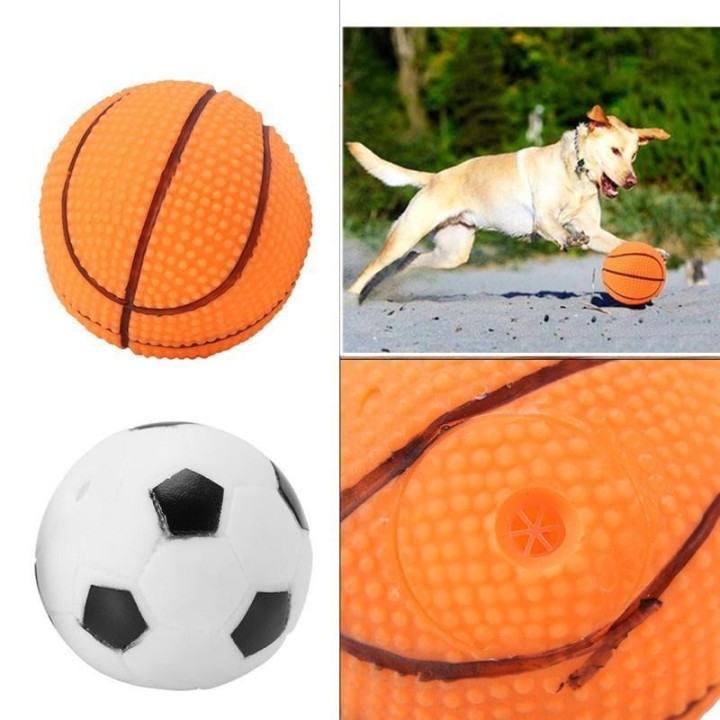 Gummi-Haustier-Training, Kaugeräusch-Ball, Hundewelpe, quietschendes Spielzeug basketball
