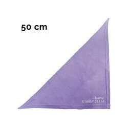 Schecker - Besticktes Halstuch Tel. Nr. +  Name [50cm - Flieder]
