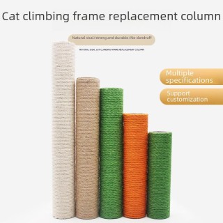 Katzenklettergerüst-Bausatz: Ersatzzubehör für Kratzbäume aus Sisal, Jute und PVC 20cm Height * Diameter 6cm
