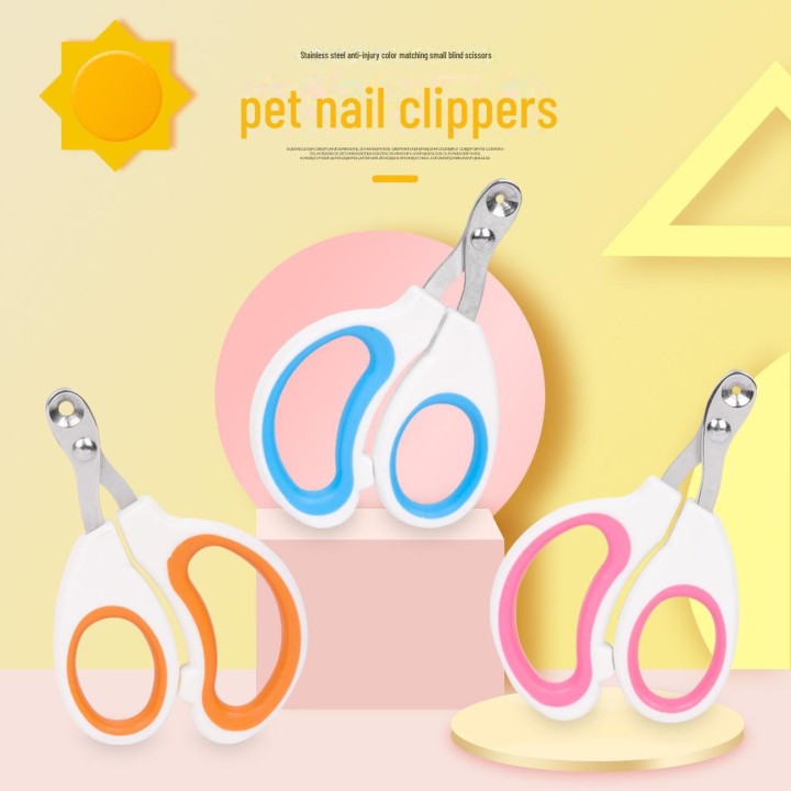 Nagelschere für Katzen aus Edelstahl – blutdicht, rundes Lochdesign für Haustiere double hole