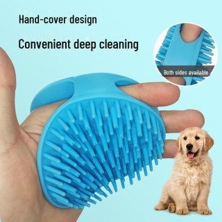 „Haustier-Badebürste für Katzen und Hunde – Perfekt zum Baden und Pflegen“ rosa