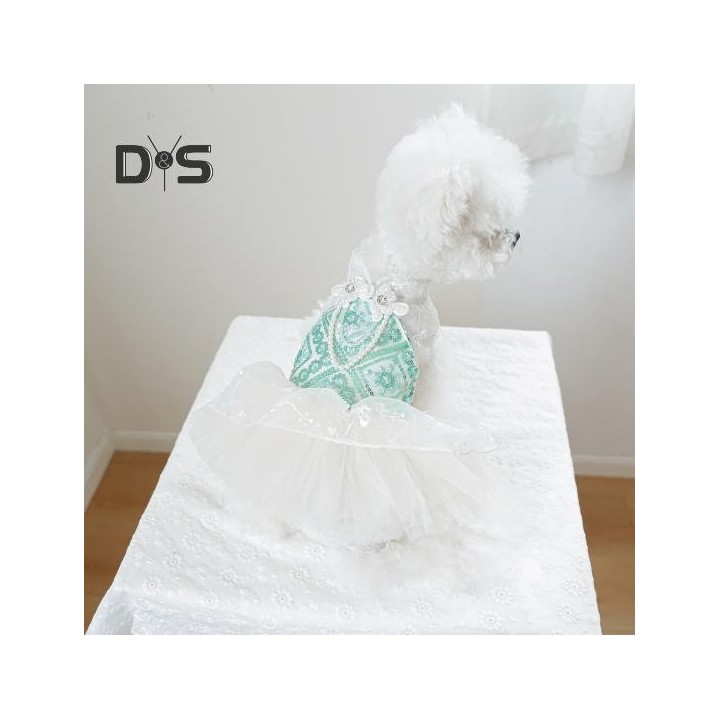 Blingbling-Prinzessinnenkleid für Hunde, Spitzenkuchen-Unterhemdrock, süßes Haustier-Kostüm, Tutu-Kleid für Halloween, Weihna