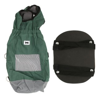 Hund Rollstuhl Atmungsaktiv Sicher Brust Gliedmaßen Schutz Hinterbeine Pet Drag Bag Scooter für Gelähmte L( Suitable for 6.5‑