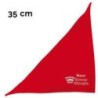 Schecker - Besticktes Halstuch kleine Königin + Krone + Name [35cm - Rot]