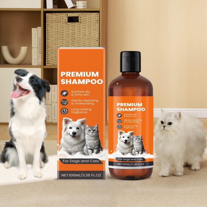 Haustiershampoo Milde Inhaltsstoffe Tierhaargeruchsreinigung Weiches Shampoo(100ml) One Size