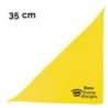 Schecker - Besticktes Halstuch kleine Königin + Krone + Name [35cm - Gelb]