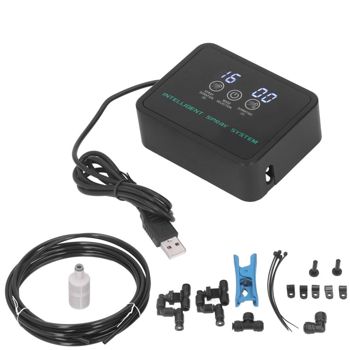 Intelligenter Reptilien-Zerstäuber, ABS-Kunststoff, elektronischer Reptilien-Luftbefeuchter, 360 Grad drehbare Düse