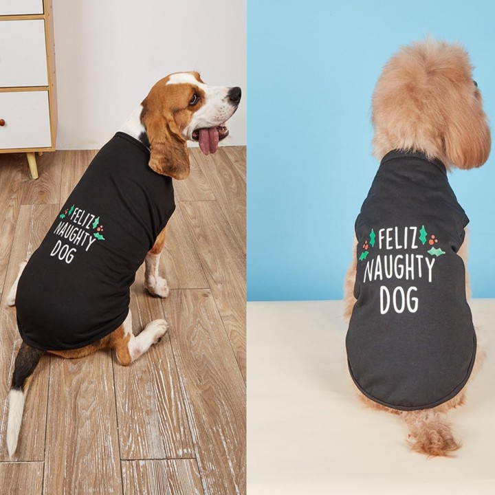 CVC Hundeweste aus Baumwolle – Größen S, M und L für Welpen und Hunde S schwarz