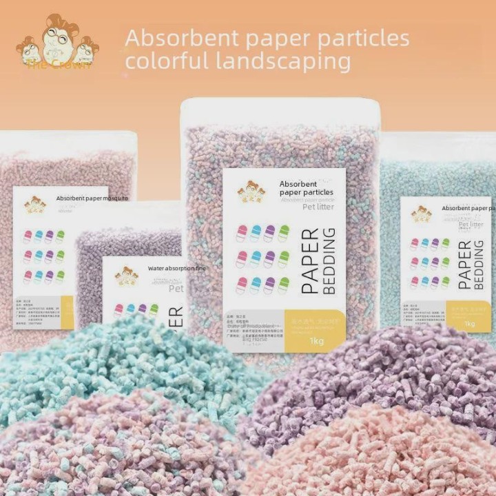 „Desodorierende, saugfähige Baumwollpapierpellets als Hamsterstreu – atmungsaktiv und warm“