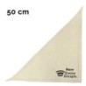 Schecker - Besticktes Halstuch kleine Königin + Krone + Name [50cm - Beige]