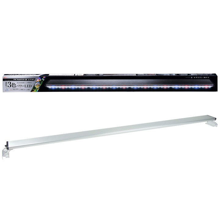 GEX Clear LED POWER III 1200 Helligkeit Farbtemperatur LED 3 Farbumschaltung Für 120cm breites Aquarium mit Lichtaufzug 2.000