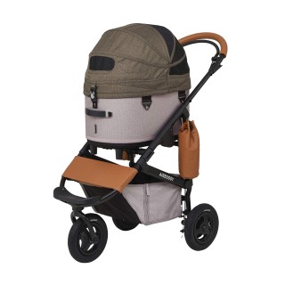 AirBuggy für Haustiere DOME3 SET REGULAR CACAO AD3206 Regular Cacao Dome 3 Air Buggy Ausgehen Faltbar
