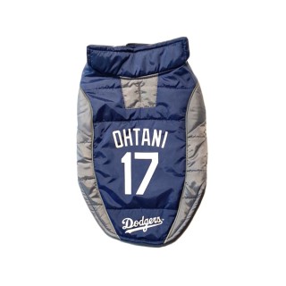 MLB Offizielles Los Angeles Dodgers Shohei Otani Spielermodell Pufferweste Uniform Baseball Los Angeles Dodgers Haustier SM