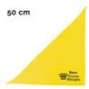 Schecker - Besticktes Halstuch kleine Königin + Krone + Name [50cm - Gelb]