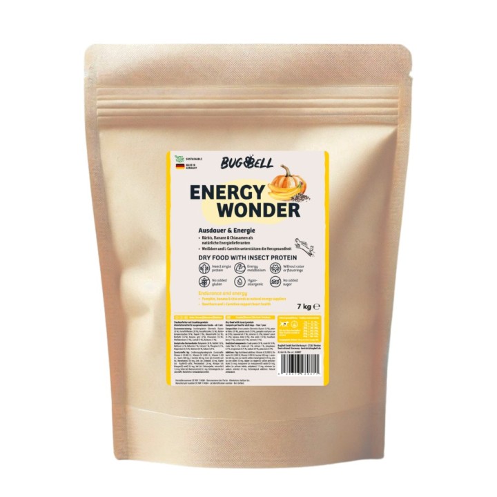 BugBell Trockenfutter Energy Wonder - 7 kg
