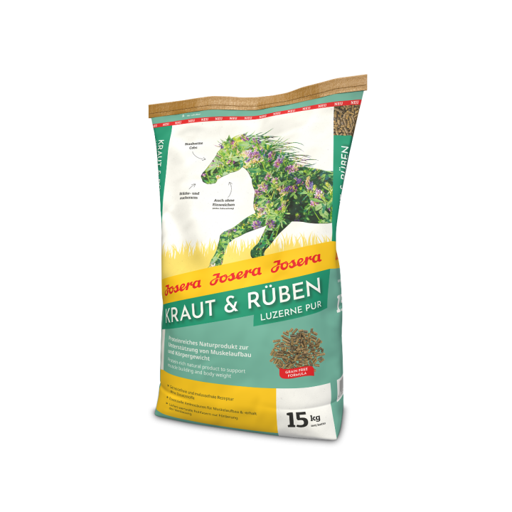 JOSERA Kraut & Rüben Luzerne Pur 2x 15kg