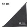 Schecker - Besticktes Halstuch kleine Königin + Krone + Name [65cm - Schwarz]