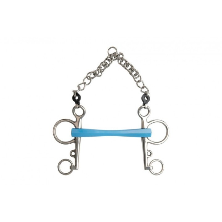 Pelham für Pferd gerade lange Zweige Metalab Flexi