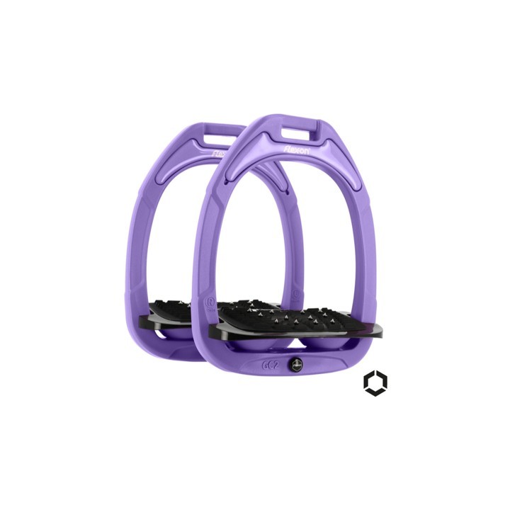 Aluminium Steigbügel Neigung Ultra-Grip Grau/Alu/Grün Flex-On