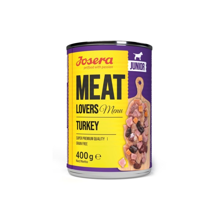 Josera Meat Lovers Junior Menü 6 x 400 g - Pute