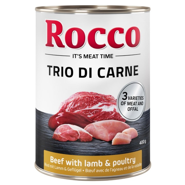 Rocco Classic Trio di Carne - 6 x 400 / 800 g 6 x 400 g: Rind, Lamm & Geflügel