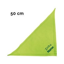 Schecker - Besticktes Halstuch Zicke + Name [50cm - Kiwi]