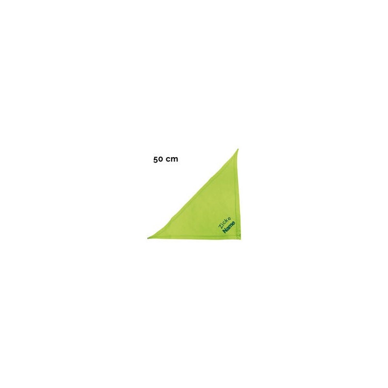 Schecker - Besticktes Halstuch Zicke + Name [50cm - Kiwi]