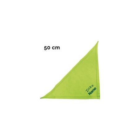Schecker - Besticktes Halstuch Zicke + Name [50cm - Kiwi]