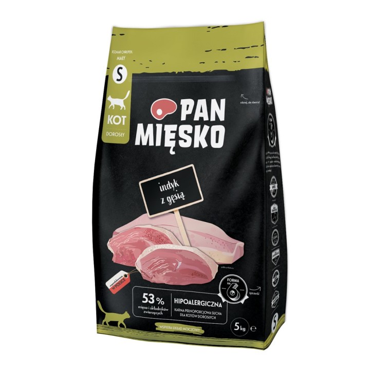 Pan Mięsko Cat Truthahn mit Gans Small - 5 kg
