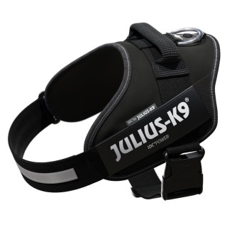JULIUS-K9 IDC®-Powergeschirr - schwarz - Größe L: Brustumfang 63 - 85 cm