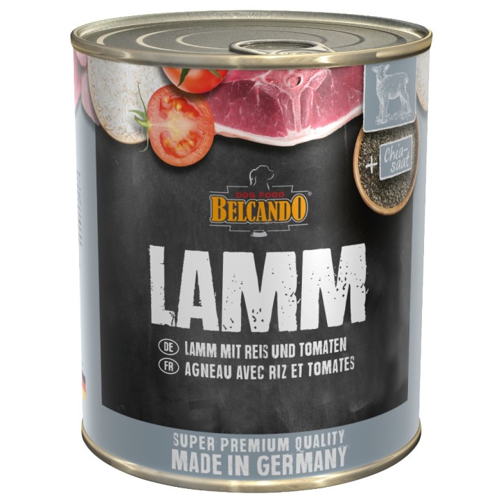 Sparpaket Belcando Super Premium 12 x 800 g - Lamm mit Reis & Tomate
