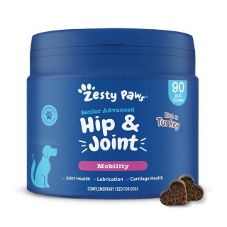 Zesty Paws Senior Hip & Joint Chews Truthahn - 90 Kautabletten