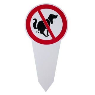 TIAKI Rasenschild "Hier Kein Hundeklo" - 1 Stück