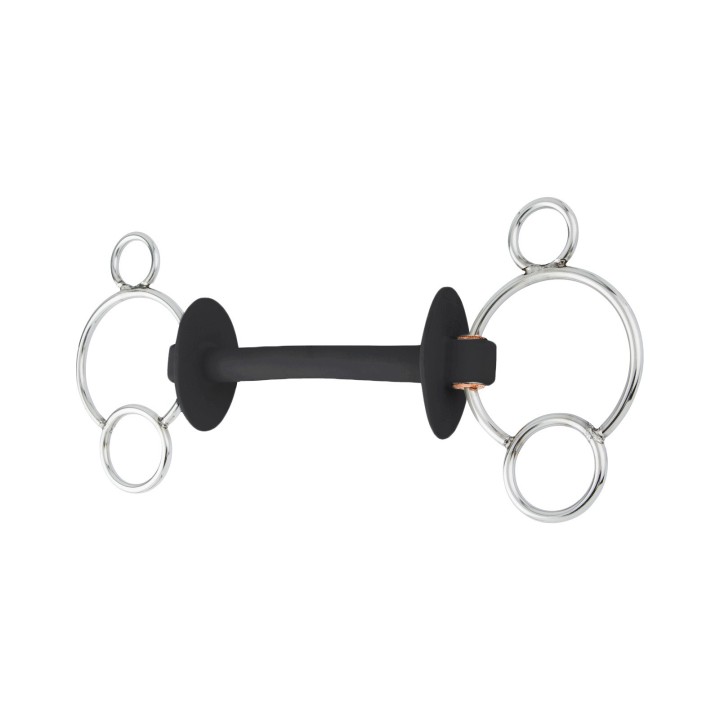 Mundstück 3 oder 4 Ringe für Pferde extra weich Beris Prime