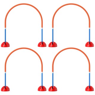 PawHut Agility Set Hunde 5-teiliges befüllbar Agility-Ausrüstung für Hundetraining Steckhürdenset mit verstellbar Agilitätstü