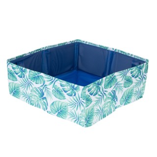 TIAKI Tragbare Katzentoilette Tropical - grün