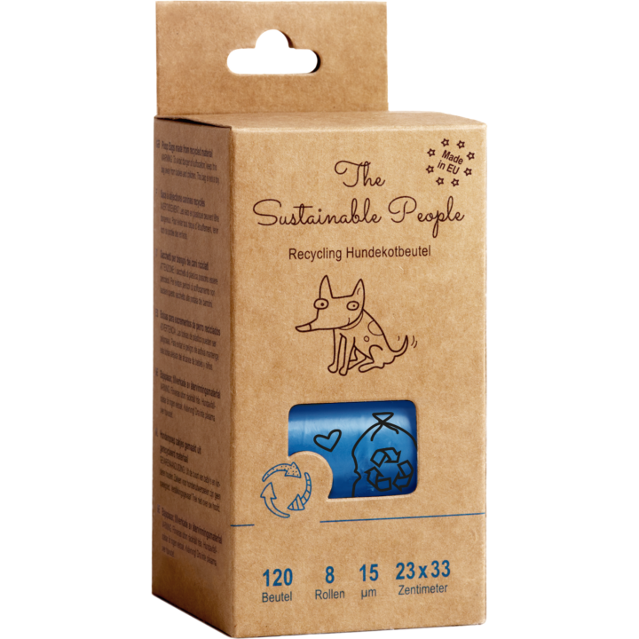 The Sustainable People Recycling Hundekotbeutel - 8 Rollen