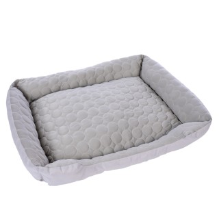 TIAKI Kühlbett Bubbles, grau - L 50 x B 40 x H 13 cm